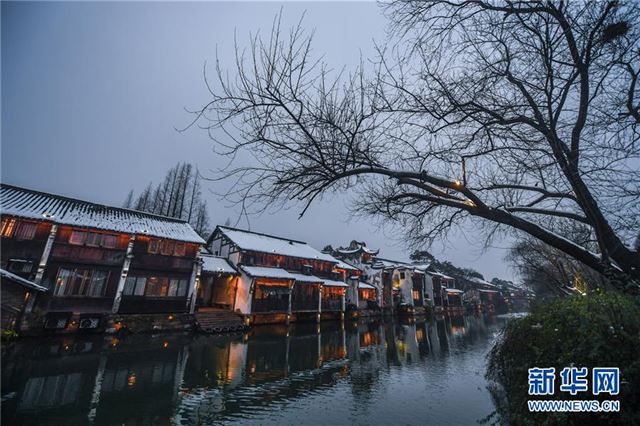 （美丽中国）（7）江南水乡变身“冬日雪乡”