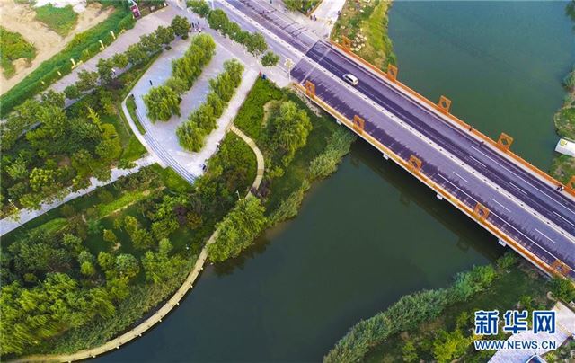 (环境)(4)河北枣强:废弃污水坑塘变身生态公园