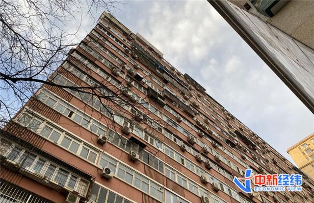 资料图:北京西城区一处住宅楼。中新经纬 薛宇飞 摄